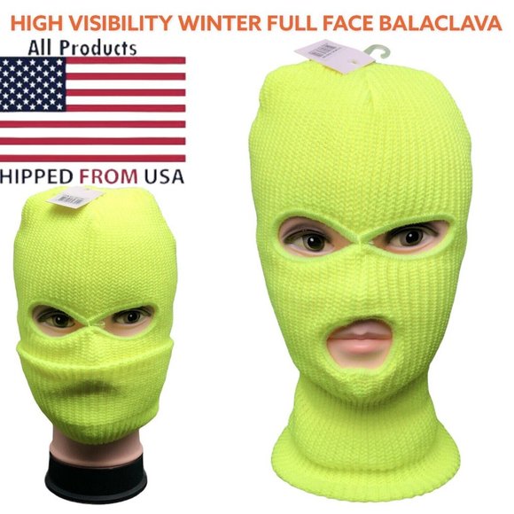 2 - Ski Mask Winter Cap Balaclava Outdoor Workwear Beanie Tactical - Picture 3 of 8